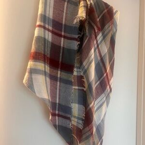 Plaid Blanket Scarf